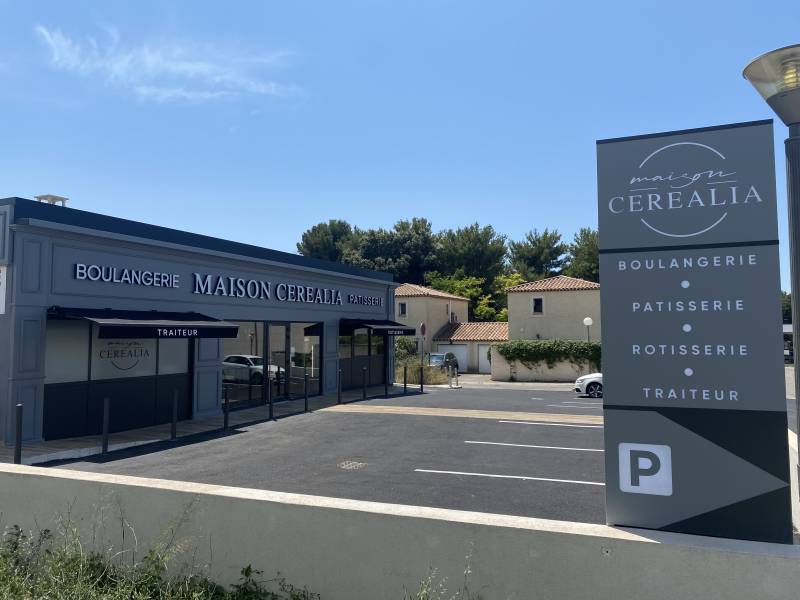 Fabrication d’enseigne pour la boulangerie Maison Céréalia à Istres