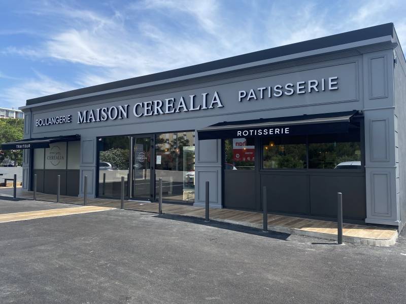 Fabrication d’enseigne pour la boulangerie Maison Céréalia à Istres